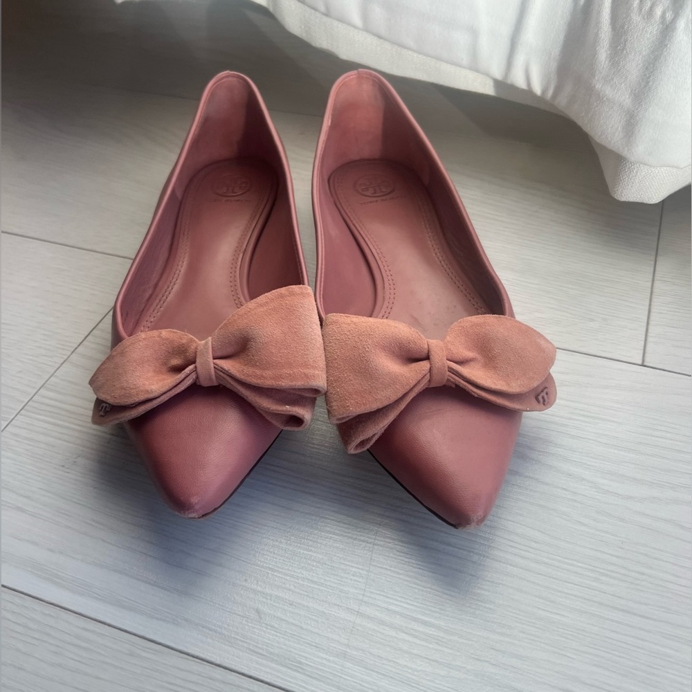 Tory Burch Pink Rosalind Ballet Flats - Picture 4 of 14